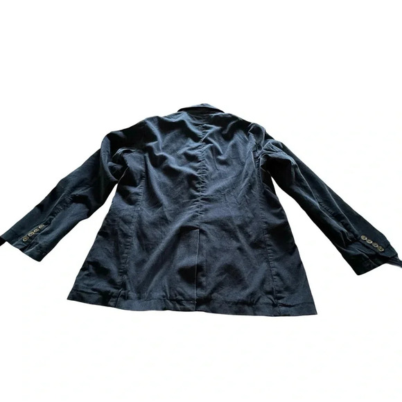 J. Crew || Deadstock NWT Almost Vintage Corduroy Blazer Navy Large - Picture 4 of 10